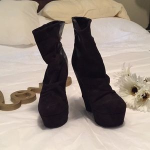 David lounge platform boots